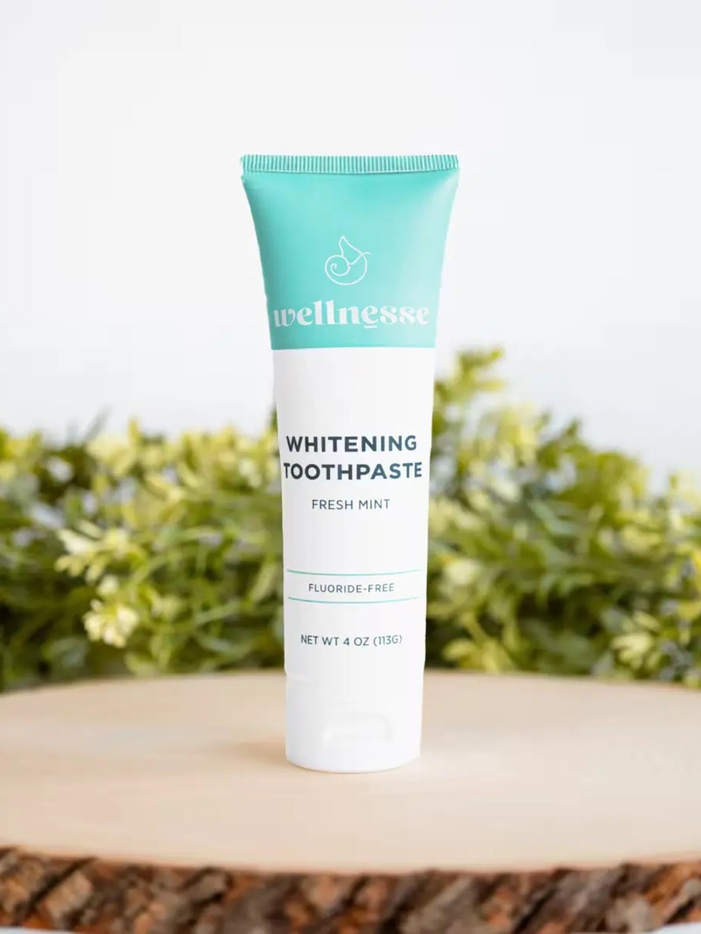 Whitening Toothpaste — Fresh Mint (Mint Green & White)
